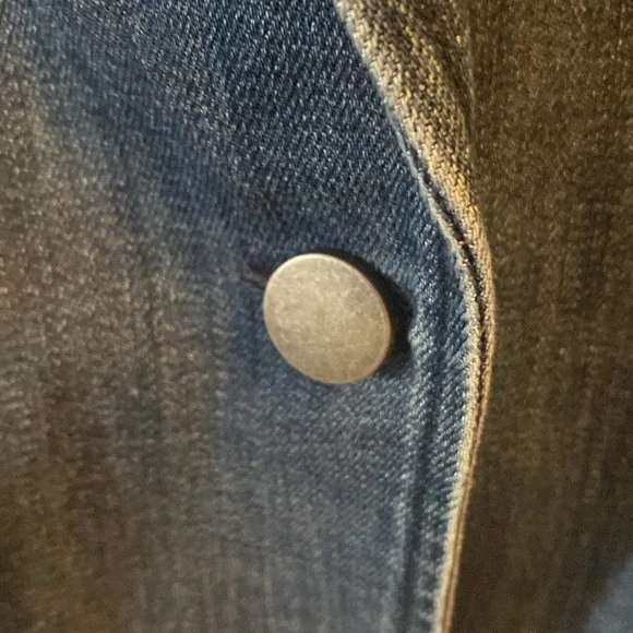 INC International Concepts Dark Blue Denim Blazer - Picture 6 of 10